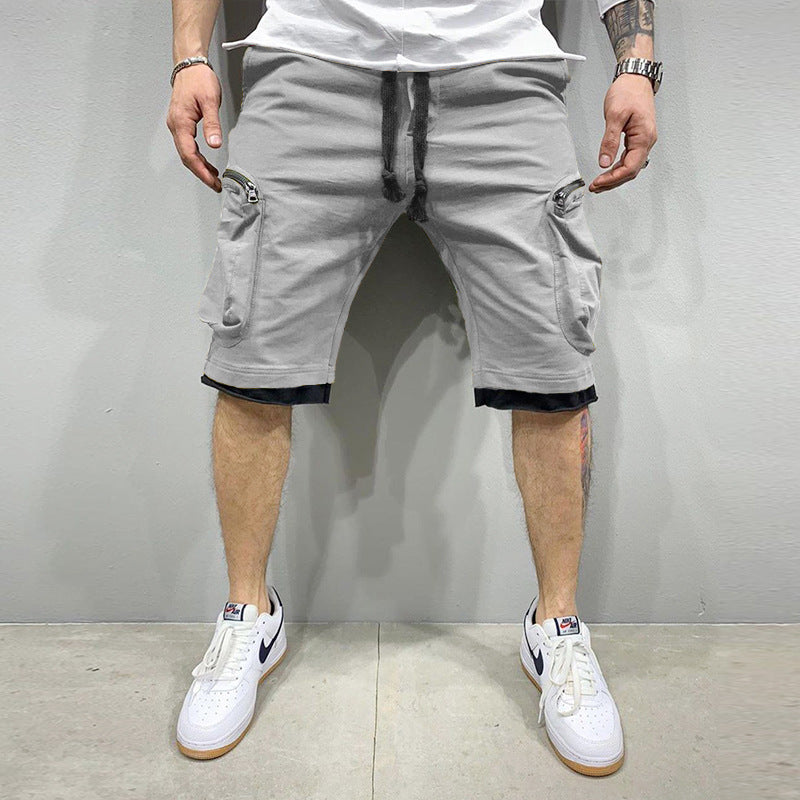Herre Sporty Cargo Shorts med praktisk lomme-design og elastisk talje Stilla