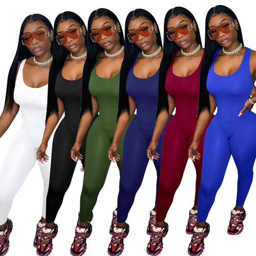 Dame Sporty sømløs jumpsuit med figursyet snit Stilla