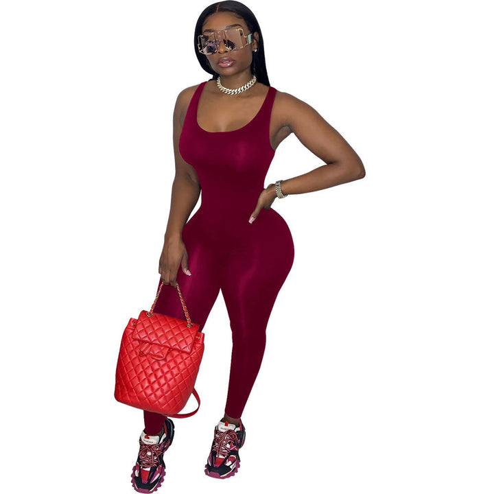 Dame Sporty sømløs jumpsuit med figursyet snit Stilla