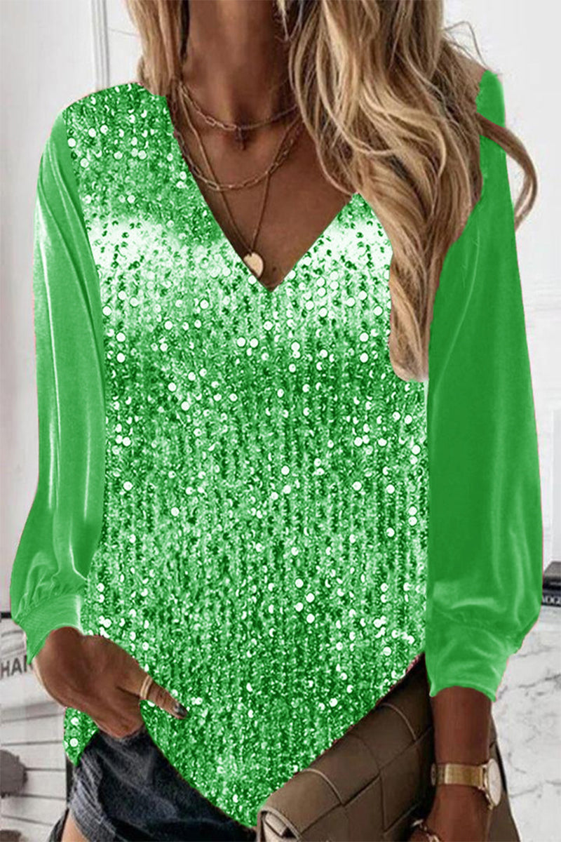 Stilla | Bluse brillante simple
