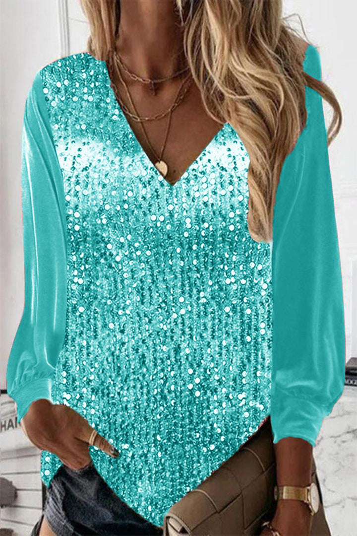 Stilla | Bluse brillante simple