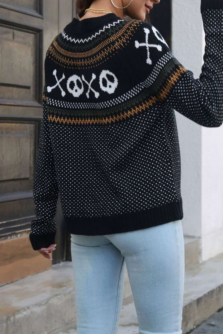 Stilla | Løse Patchwork Toppe Med Kontrasterende Rund Hals