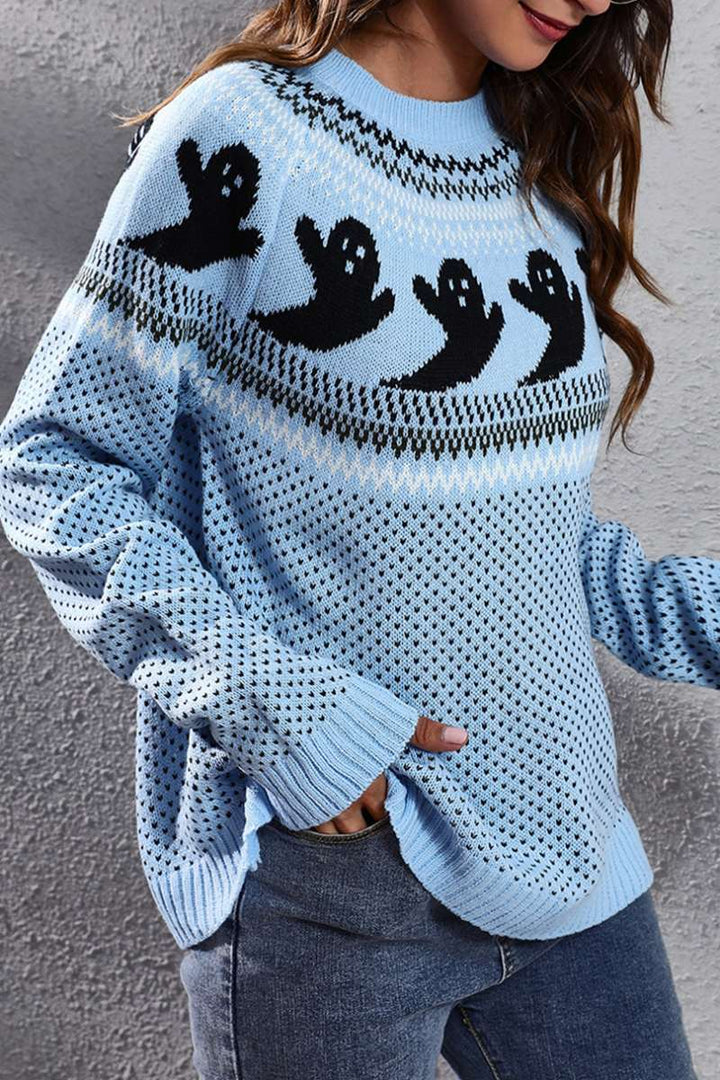 Stilla | Løse Patchwork Toppe Med Kontrasterende Rund Hals