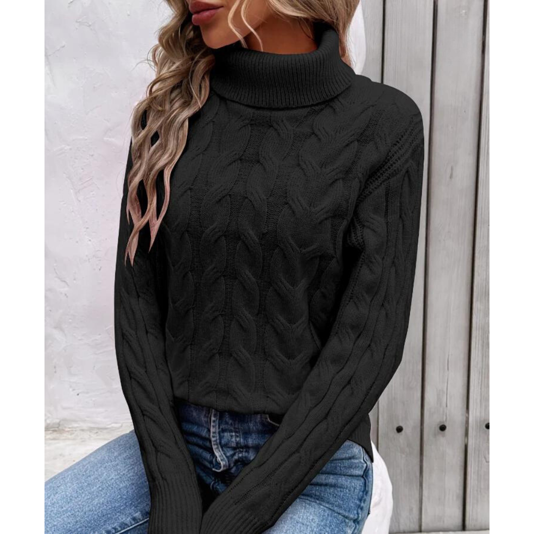 Stilla | Klassisk Elegant Polo Sweater