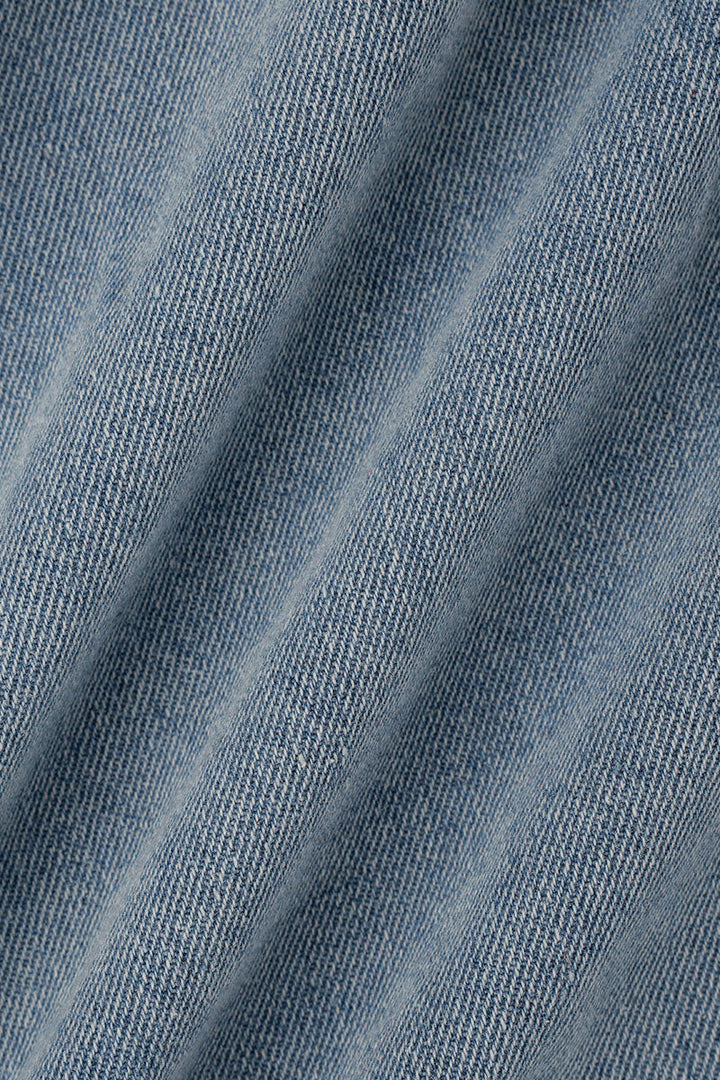Stilla | Solid Patchwork Krumme Krave Lange Ærme Regular Denimjakke