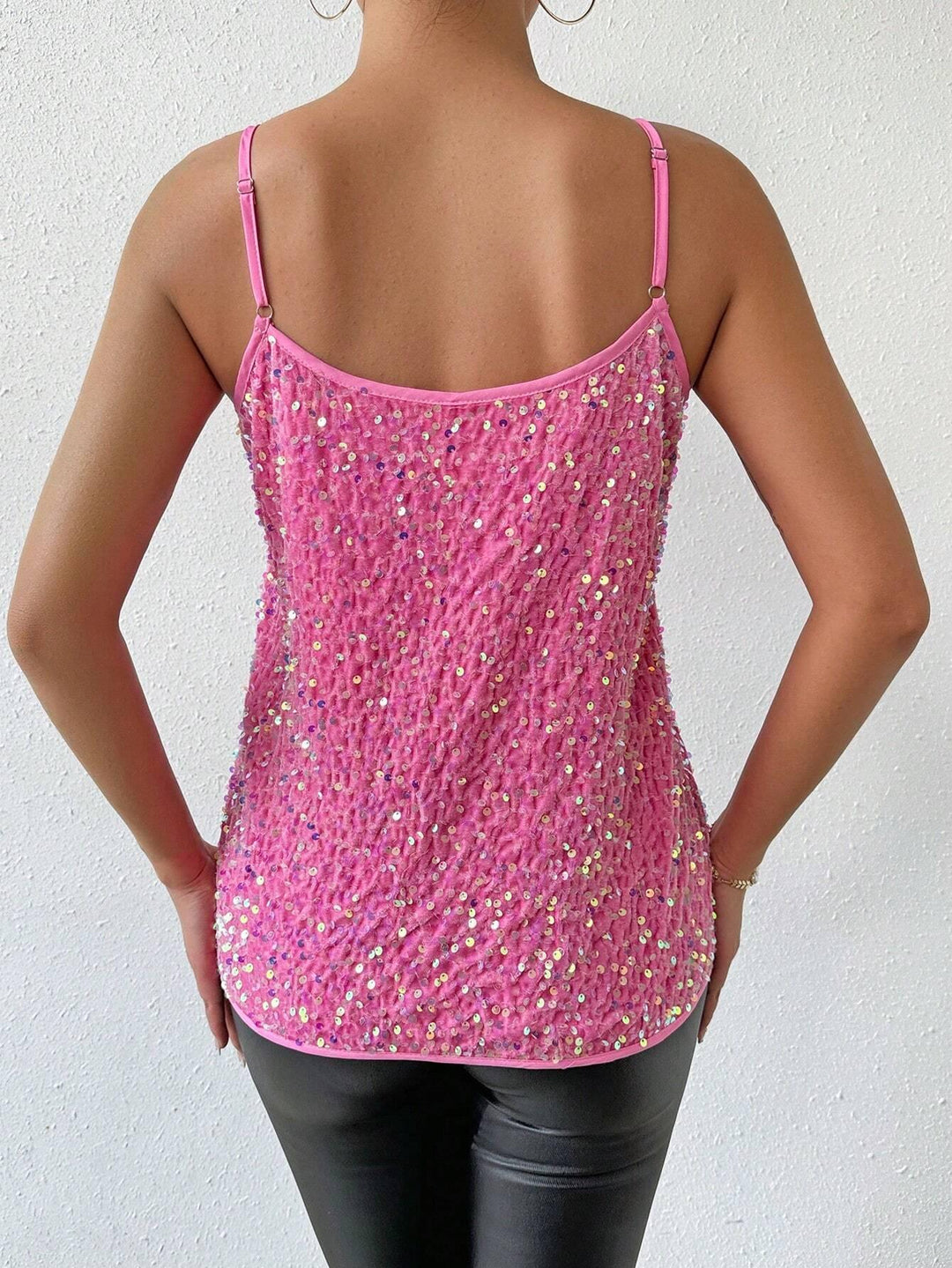 Stilla | Glitrende Spaghetti Top