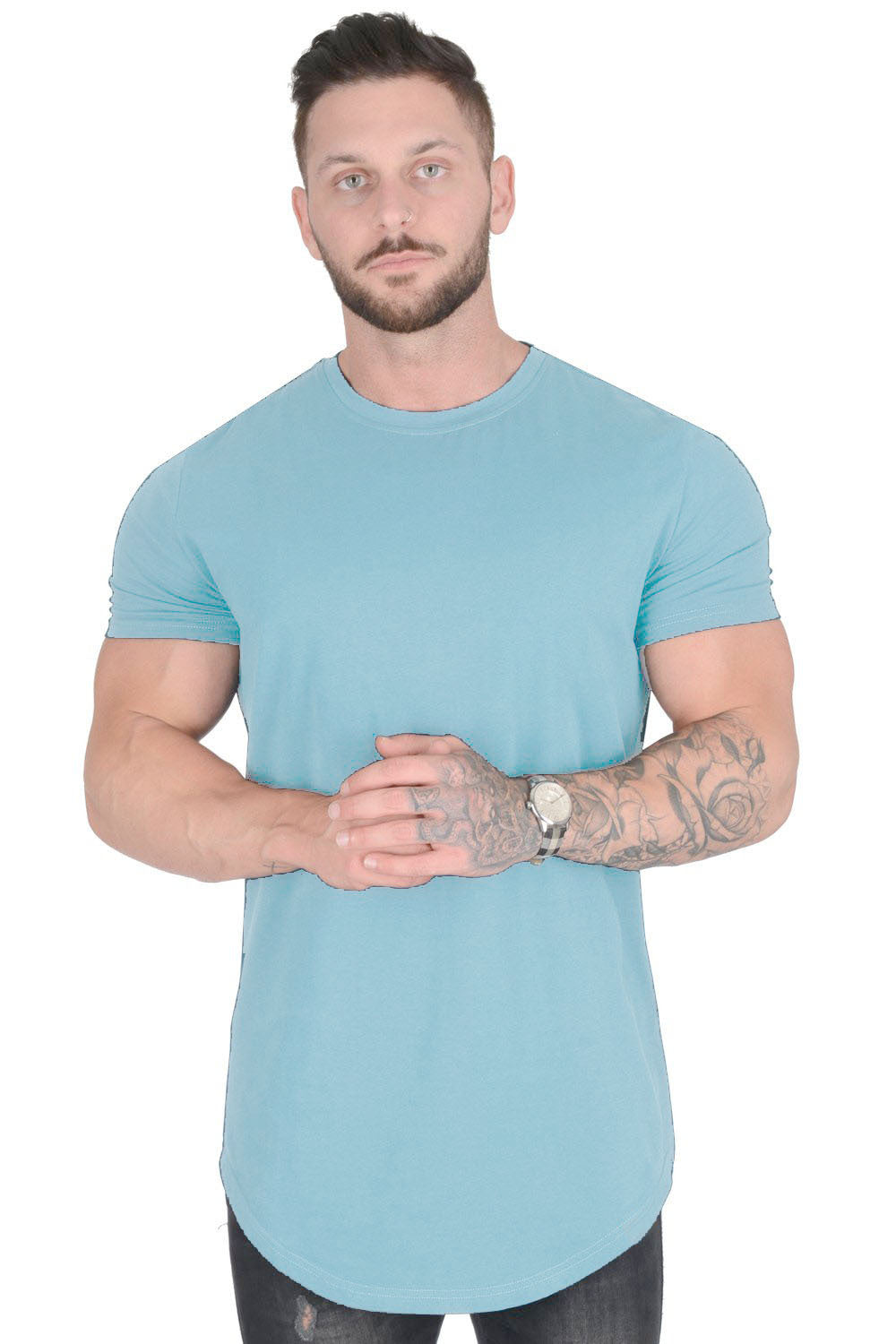 Herre Langærmet T-shirt Stilla