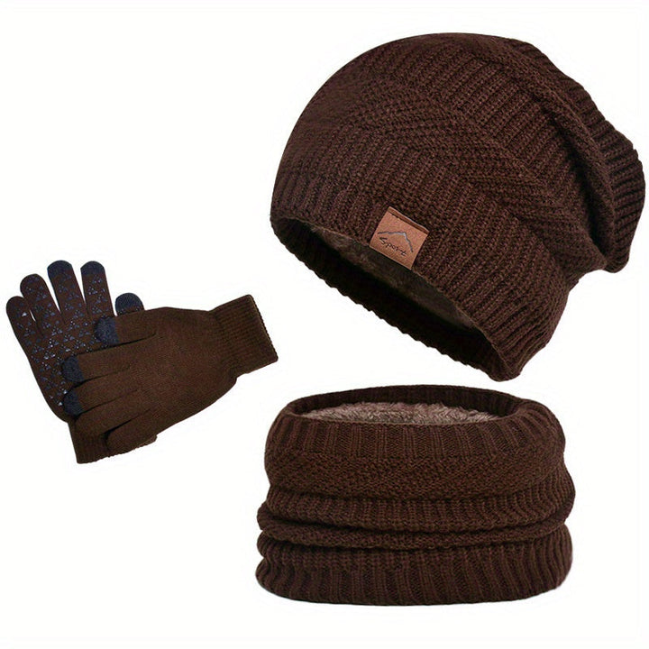 Stilla | 3-delt vinter plys sæt til mænd