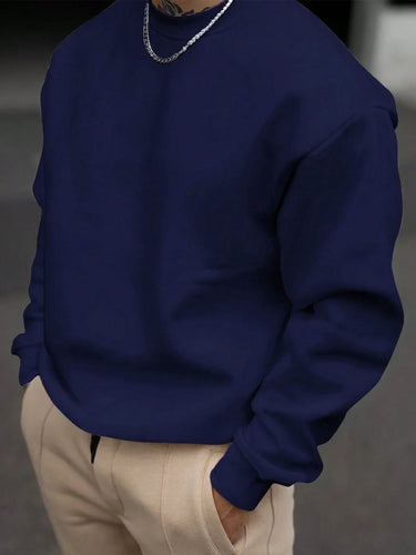 Stilla | Herre Sweatshirt med Rundhals Udfletning