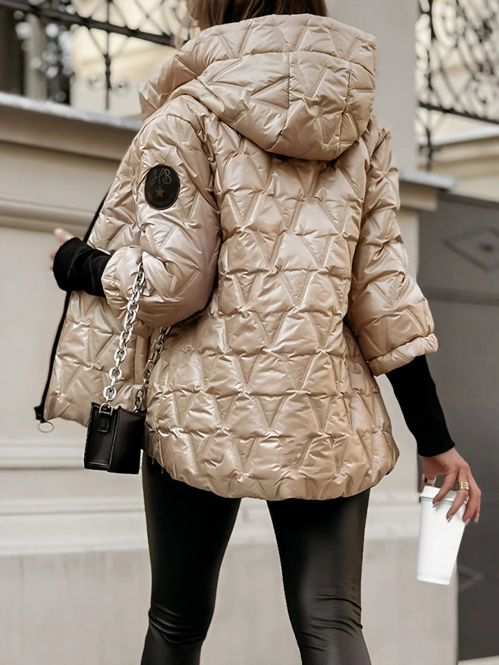 Stilla | Cozy Patchwork Bomuldsjakke til Et Lagdelt Look I En Casual Stil