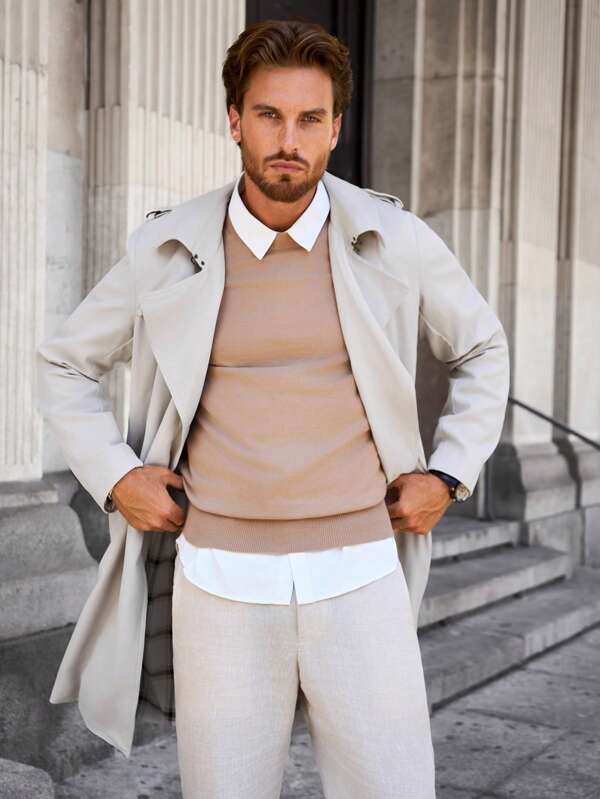 Stilla | Trendy Trenchcoat til Mænd