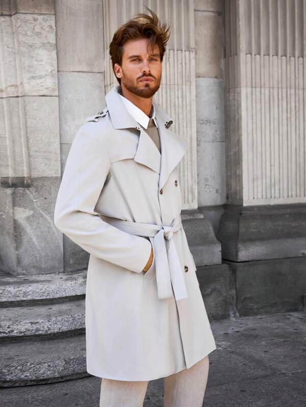 Stilla | Trendy Trenchcoat til Mænd
