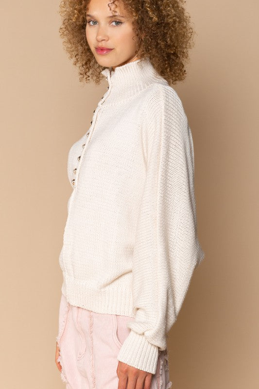 Stilla | Knapstrikket Sweater