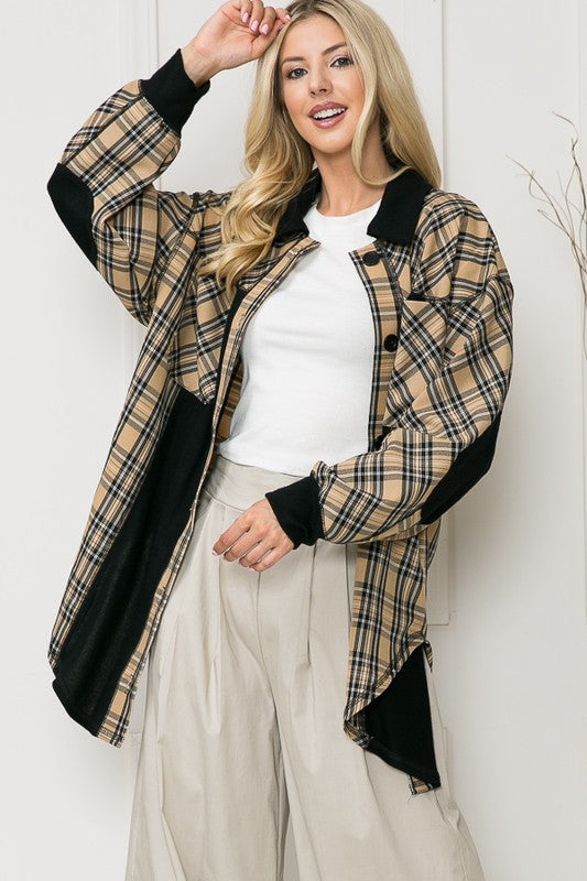 Stilla | Albue-patch Shacket