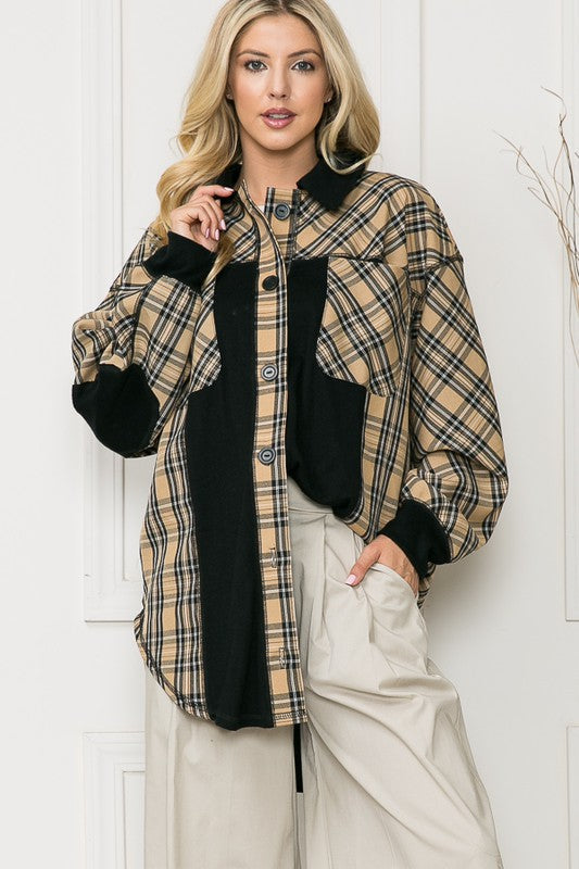 Stilla | Albue-patch Shacket