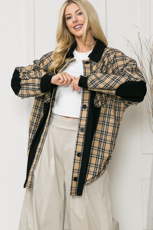 Stilla | Albue-patch Shacket