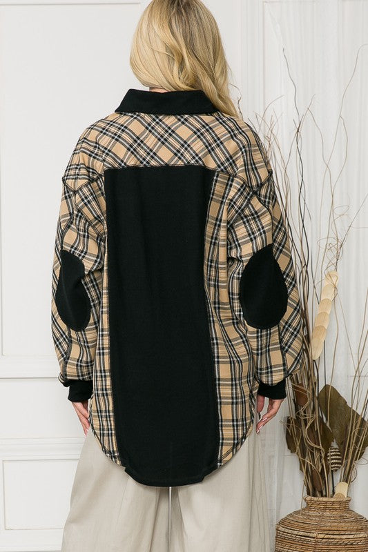 Stilla | Albue-patch Shacket
