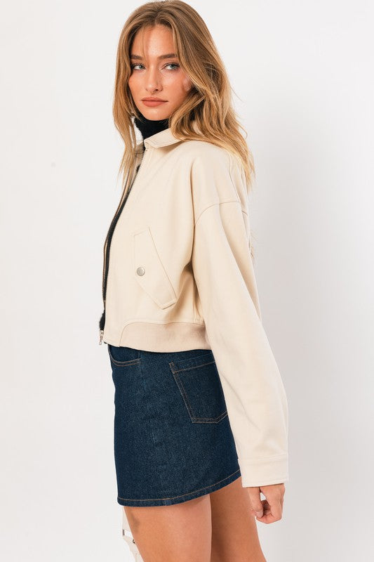 Stilla | Detalje Crop Jakke