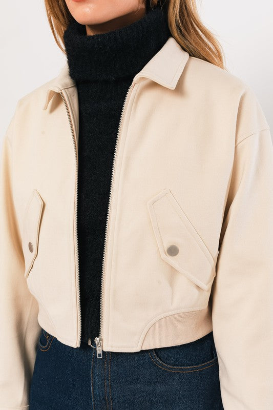 Stilla | Detalje Crop Jakke