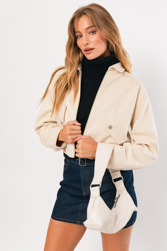 Stilla | Detalje Crop Jakke