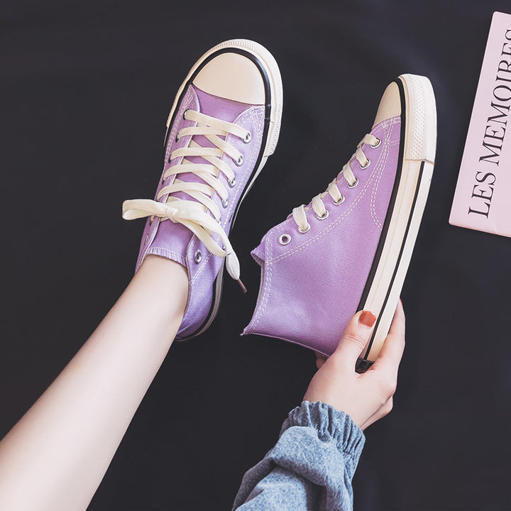 Dame fritids sneakers lavet af robust canvas med moderne design Stilla