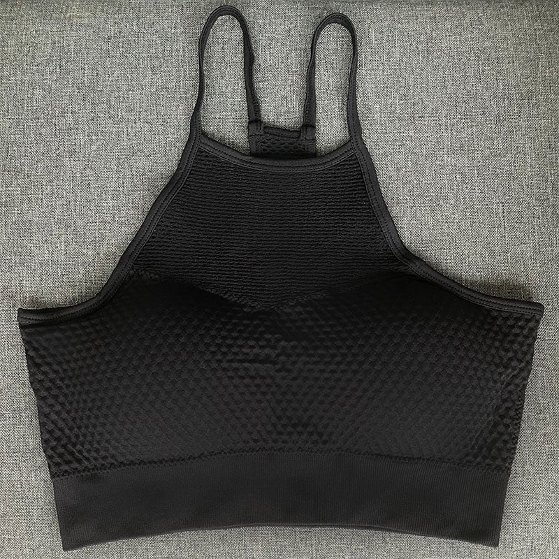 Stilla | Push up Yoga Sports Bra Hurtigttørrende Mesh Fitness Top Med Smuk Ryg