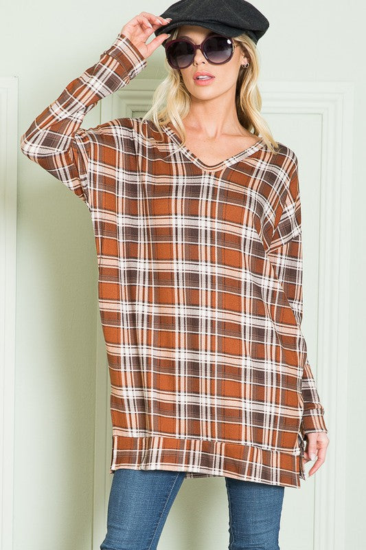 Stilla | Hals Sweater Tunika