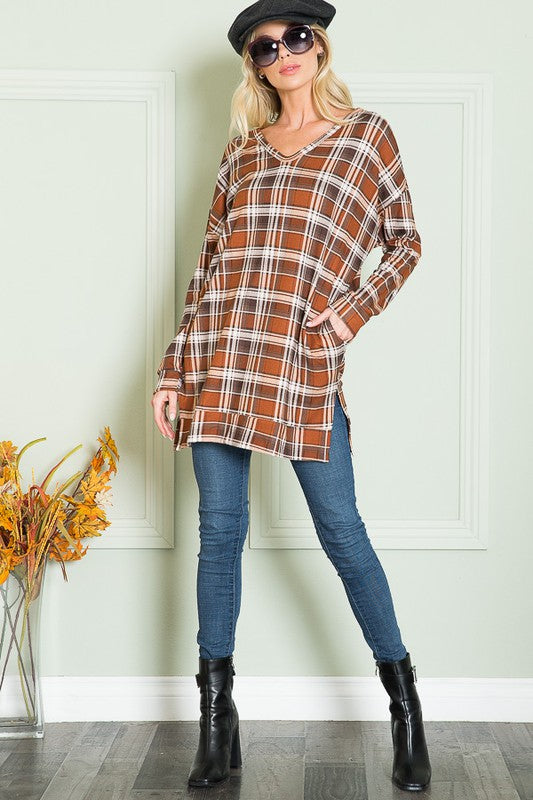 Stilla | Hals Sweater Tunika