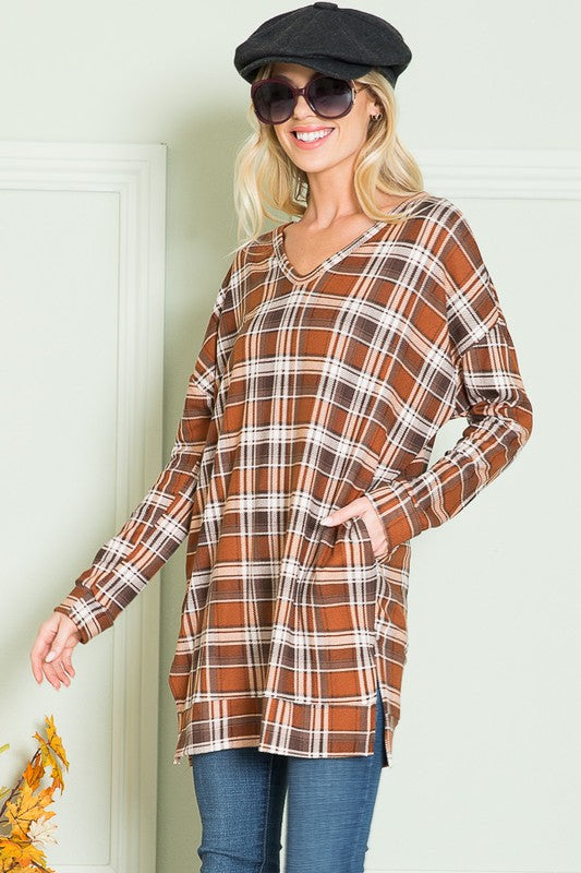 Stilla | Hals Sweater Tunika
