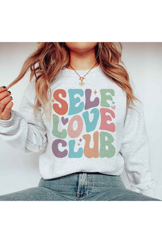 Stilla | Love Club Graphic Plus Size Sweatshirt