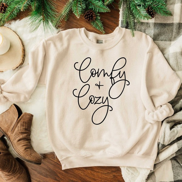 Stilla | Cozy Cursive Graphic Sweatshirt