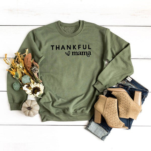 Stilla | Mama Bold Heart Graphic Sweatshirt