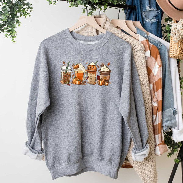 Stilla | Lattes Grafisk Sweatshirt