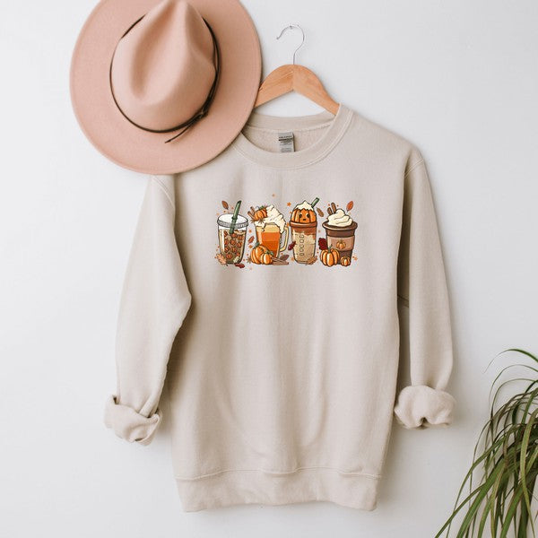 Stilla | Lattes Grafisk Sweatshirt