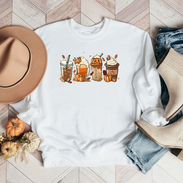Stilla | Lattes Grafisk Sweatshirt