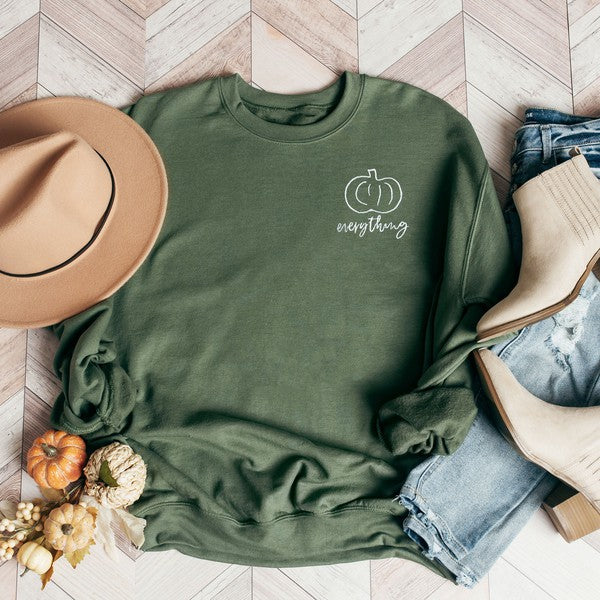 Stilla | Pumpkin Everything Grafisk Sweatshirt