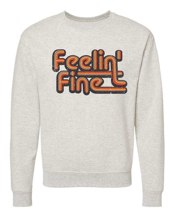 Stilla | Feelin' Fine Groovy Crewneck Sweatshirt