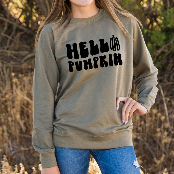 Stilla | Pumpkin Bold Letvægts Sweatshirt
