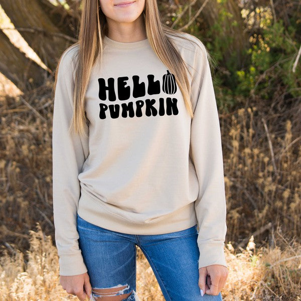 Stilla | Pumpkin Bold Letvægts Sweatshirt