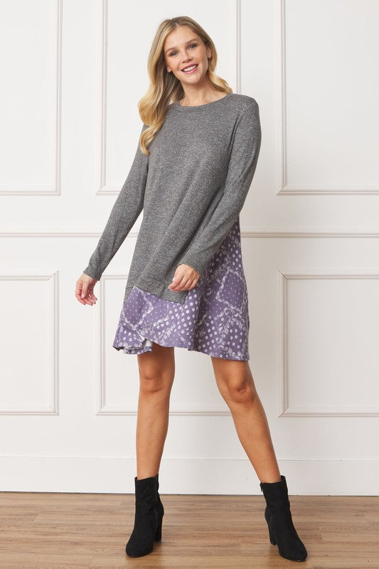 Stilla | Lagdelt Bandana Paisley Mini Kjole