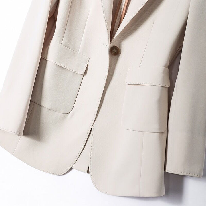 Dame smart blazer med elegant silhuet og kvalitets stofdetaljer Stilla
