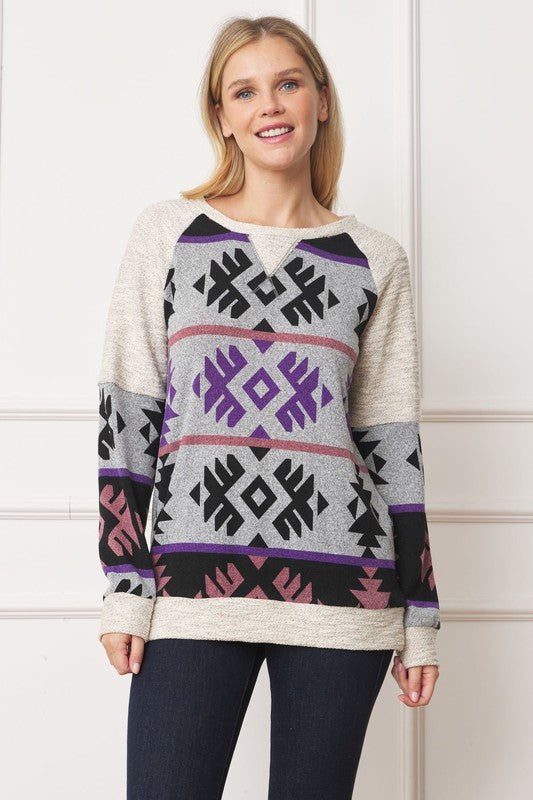 Stilla | Stitch Tribal Contrast Tunik