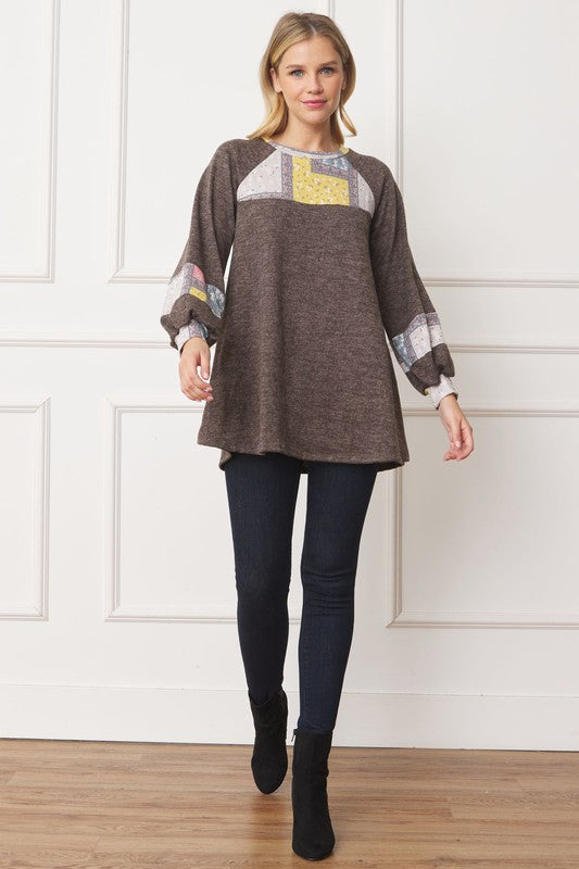 Stilla | Panel Accent A-line Tunika