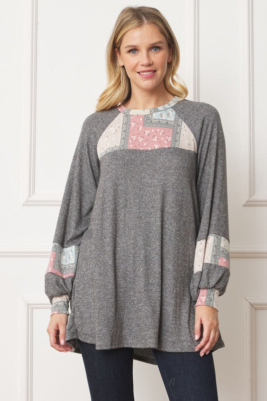 Stilla | Panel Accent A-line Tunika