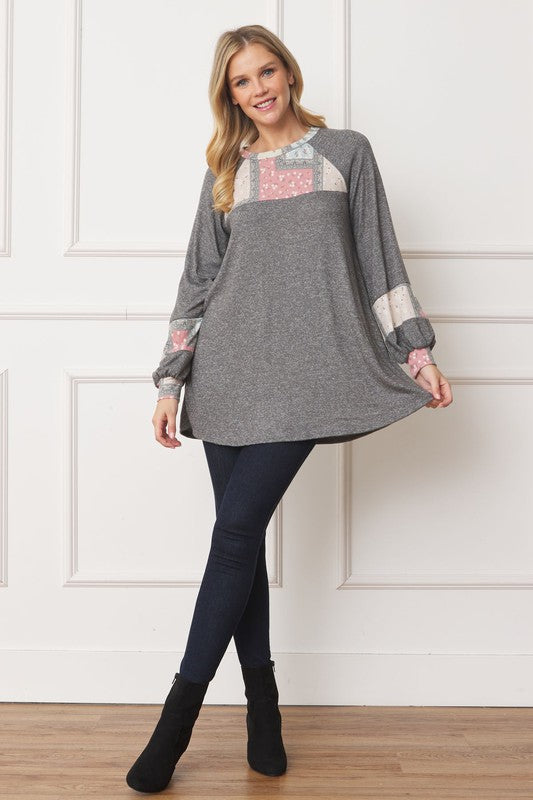 Stilla | Panel Accent A-line Tunika