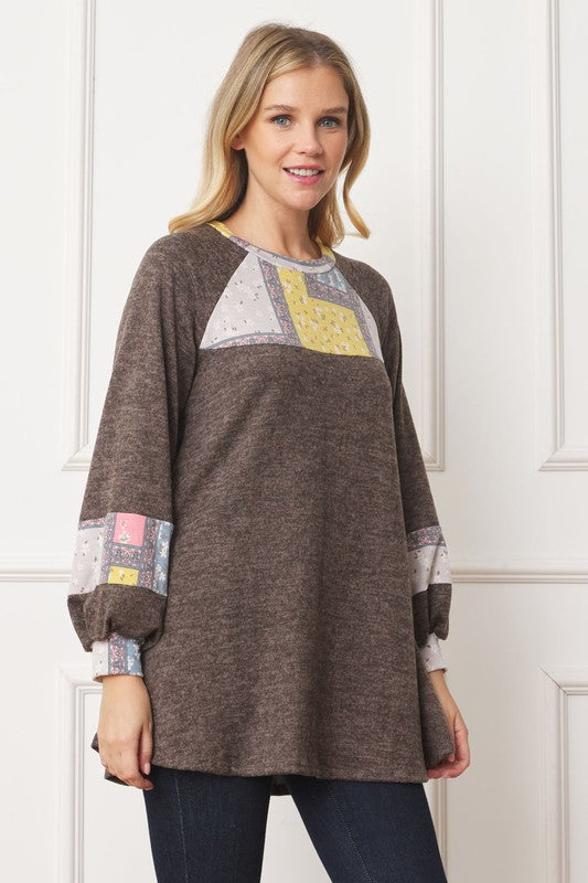 Stilla | Panel Accent A-line Tunika