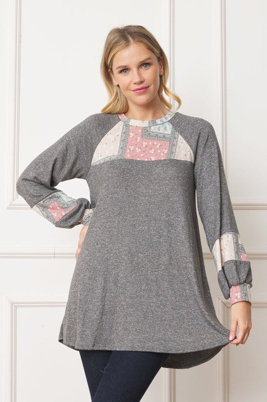 Stilla | Panel Accent A-line Tunika