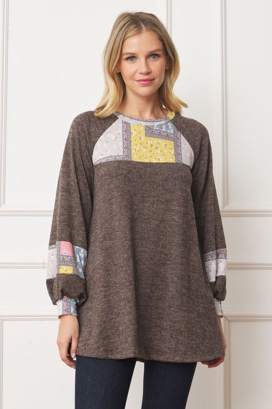 Stilla | Panel Accent A-line Tunika