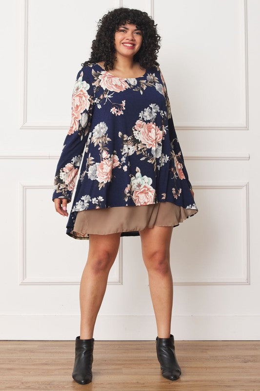 Stilla | Chiffon Lagd Mini Kjole