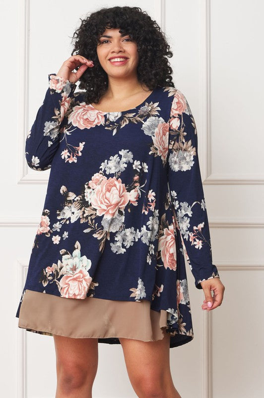 Stilla | Chiffon Lagd Mini Kjole